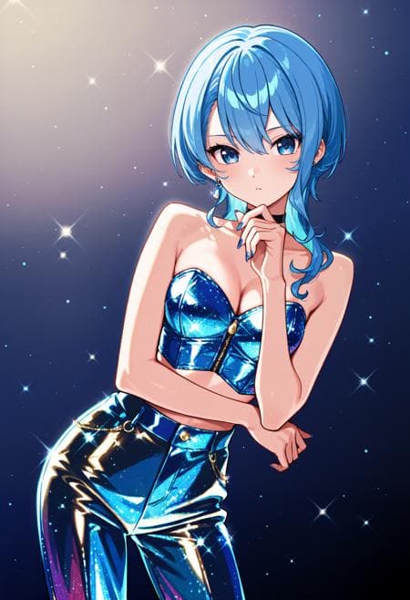 Glitter Pants and Bustier