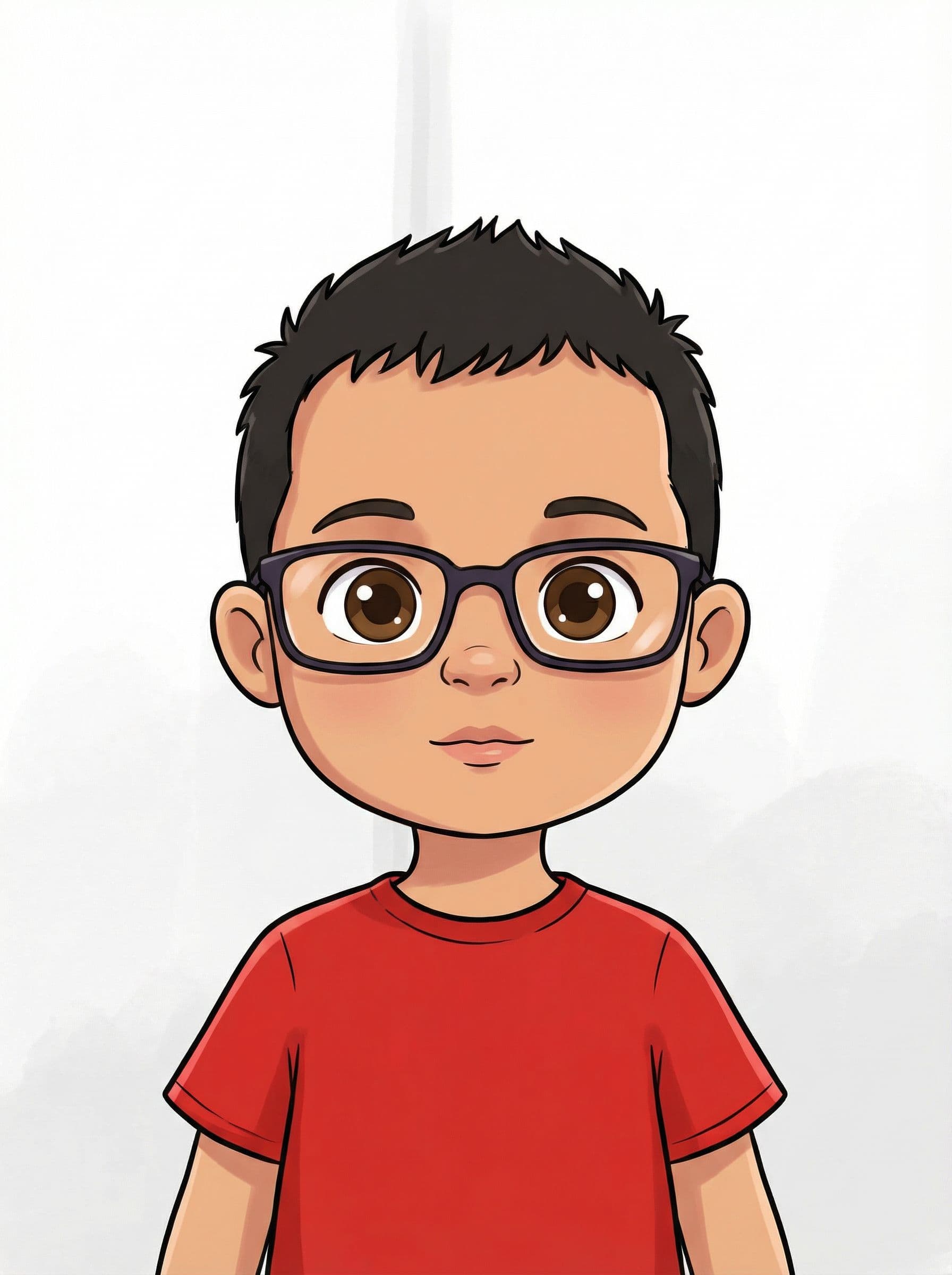 AI generated: imagen de caricatura de niño
