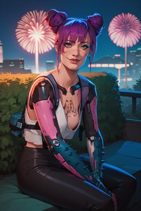 Rita from Cyberpunk 2077 [Pony] - Image 2