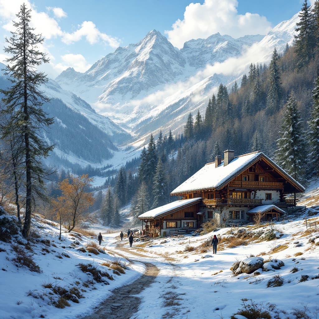 AI generated: generier mir die ebneralm, und baue den admonter reichenstein in, nimm google bilder als vorlage
 

