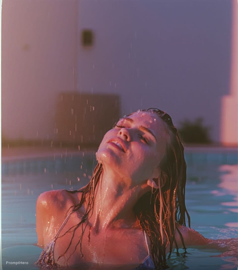 AI generated: In this captivating image, we see a candid photograph of an alluring woman, captured in a 3/4 shot a...