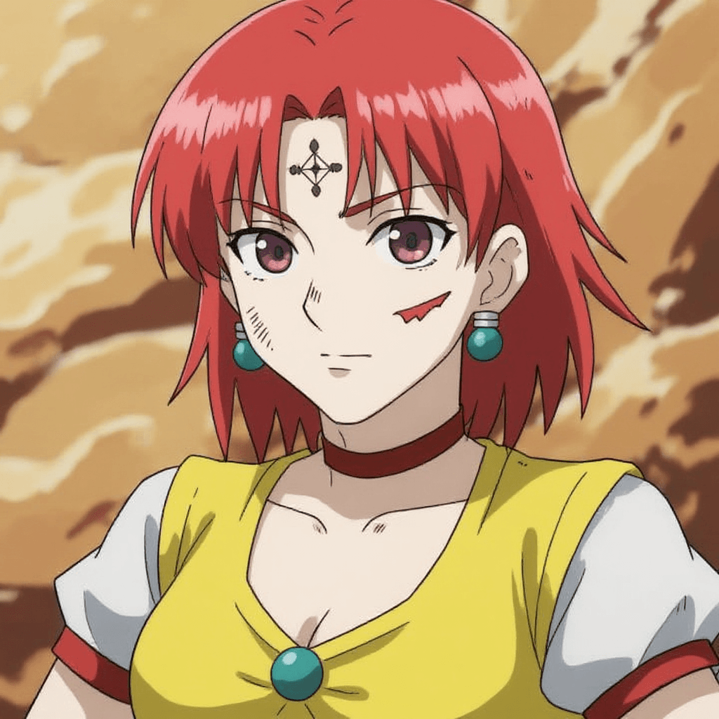 AI generated: a woman dressed as a clown with red hair, in the style of magical girl, colorful moebius, light yell...