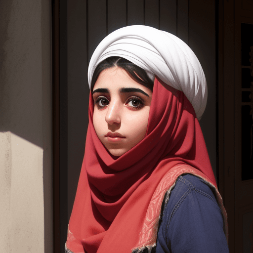 AI generated: a iranian girl