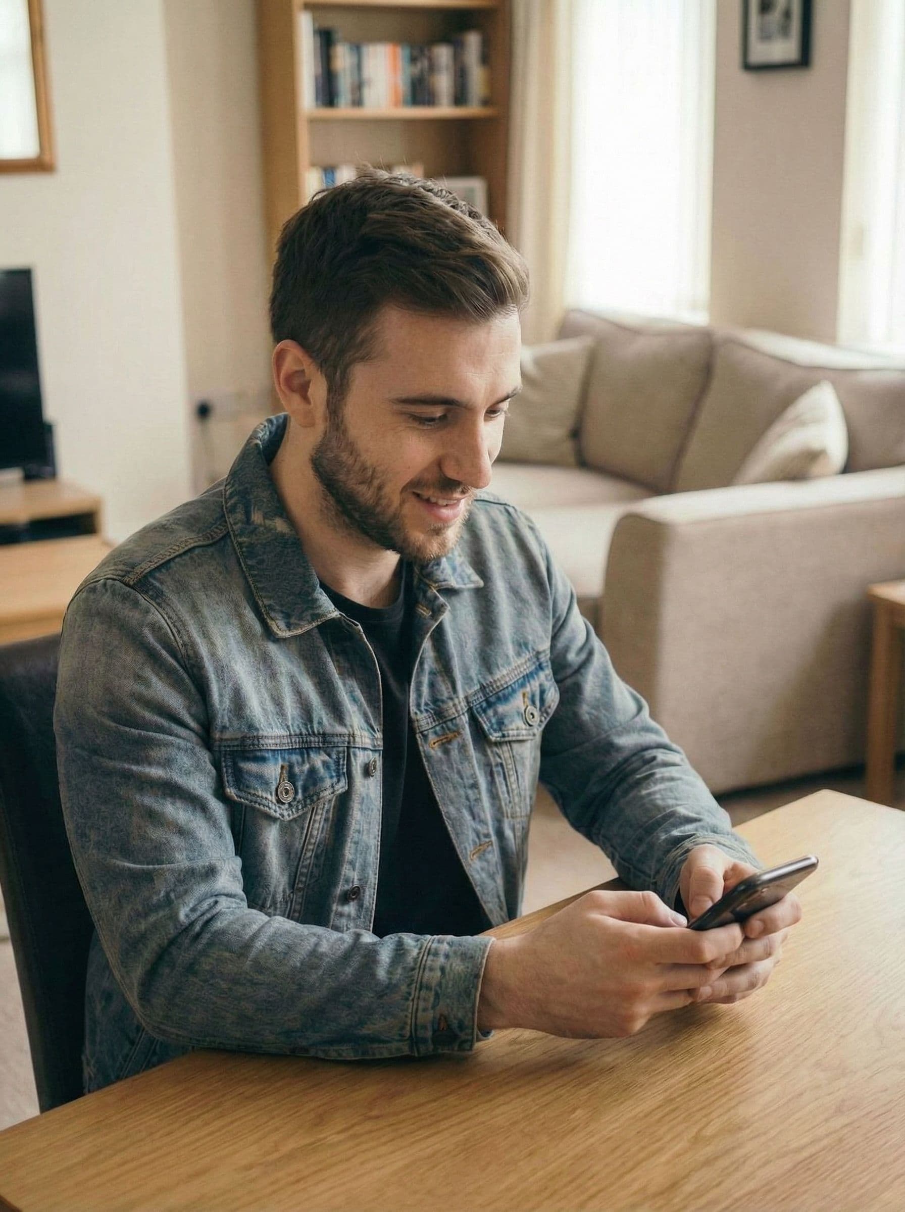 AI generated: animate texting