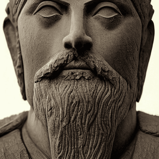 AI generated: "We would like to commission hyperrealistic artworks of a Sumerian statue depicting the god Enki. Th...