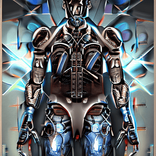 AI generated: full body cyborg| full-length portrait| detailed face| symmetric| steampunk| cyberpunk| cyborg| intr...