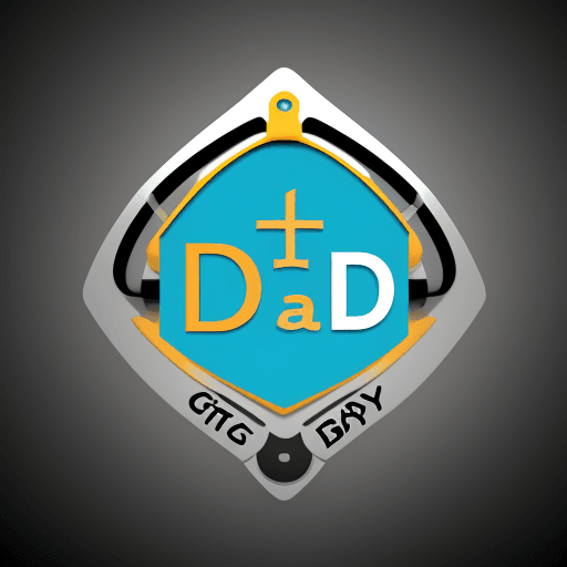 AI generated: DGD logo for it company