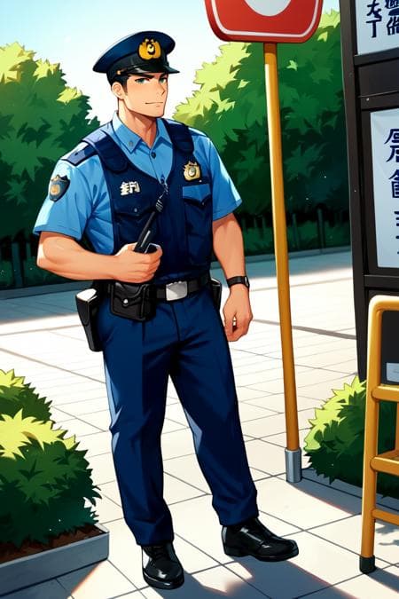 Male Japanese Police Uniform (summer) - Image 4