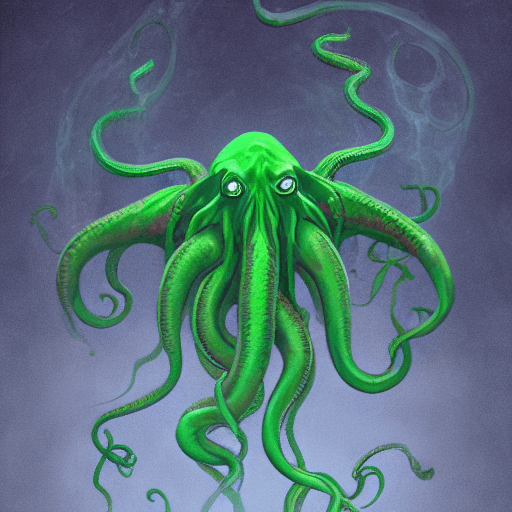 AI generated: High resolution photo of cthulhu 