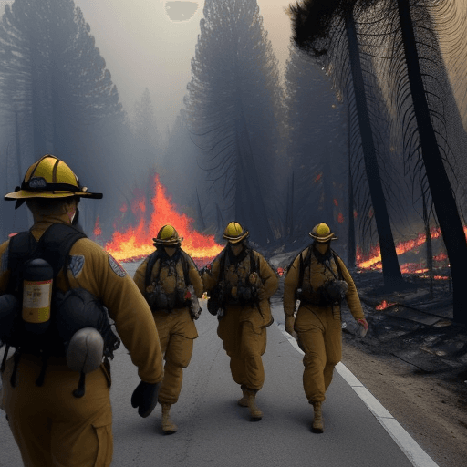 AI generated: 5. Members of the California National Guard Evacuate and Rescue Hundreds Trapped by Wildfires

In Se...