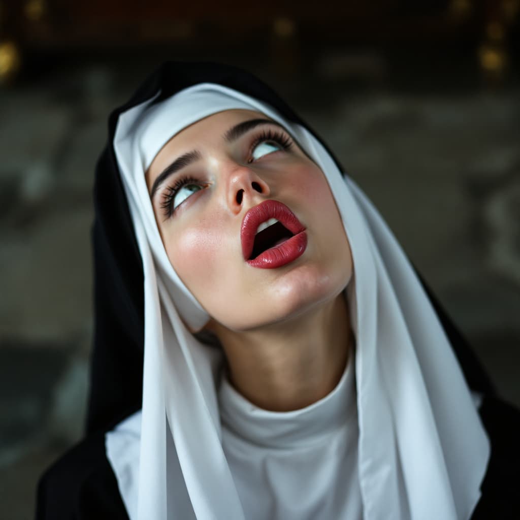 AI generated: close up, score_9, score_8_up, score_7_up, open mouth, a captivating award-winning photograph, an in...