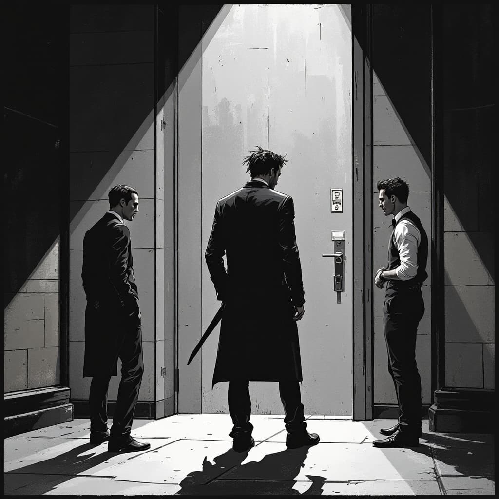 AI generated: EXT. NEW YORK - GOTHAM HALL - BACK ENTRANCE - NIGHT

               CHRISTOPHER (Chris) OWENS, 30, t...