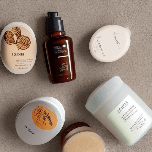 AI generated: Post for Instagram about natural skincare product, infographic, beige background, professional photo...