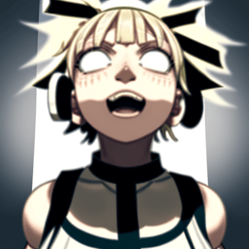 AI generated: Toga , my heroe academia