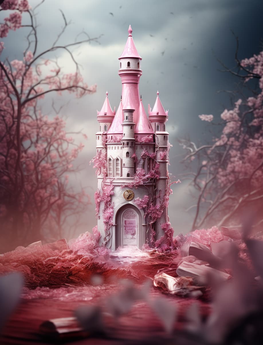 AI generated: Ad campaign of belvedere vodka. Pink edition Product photo --v 5.1 --ar 3:4 