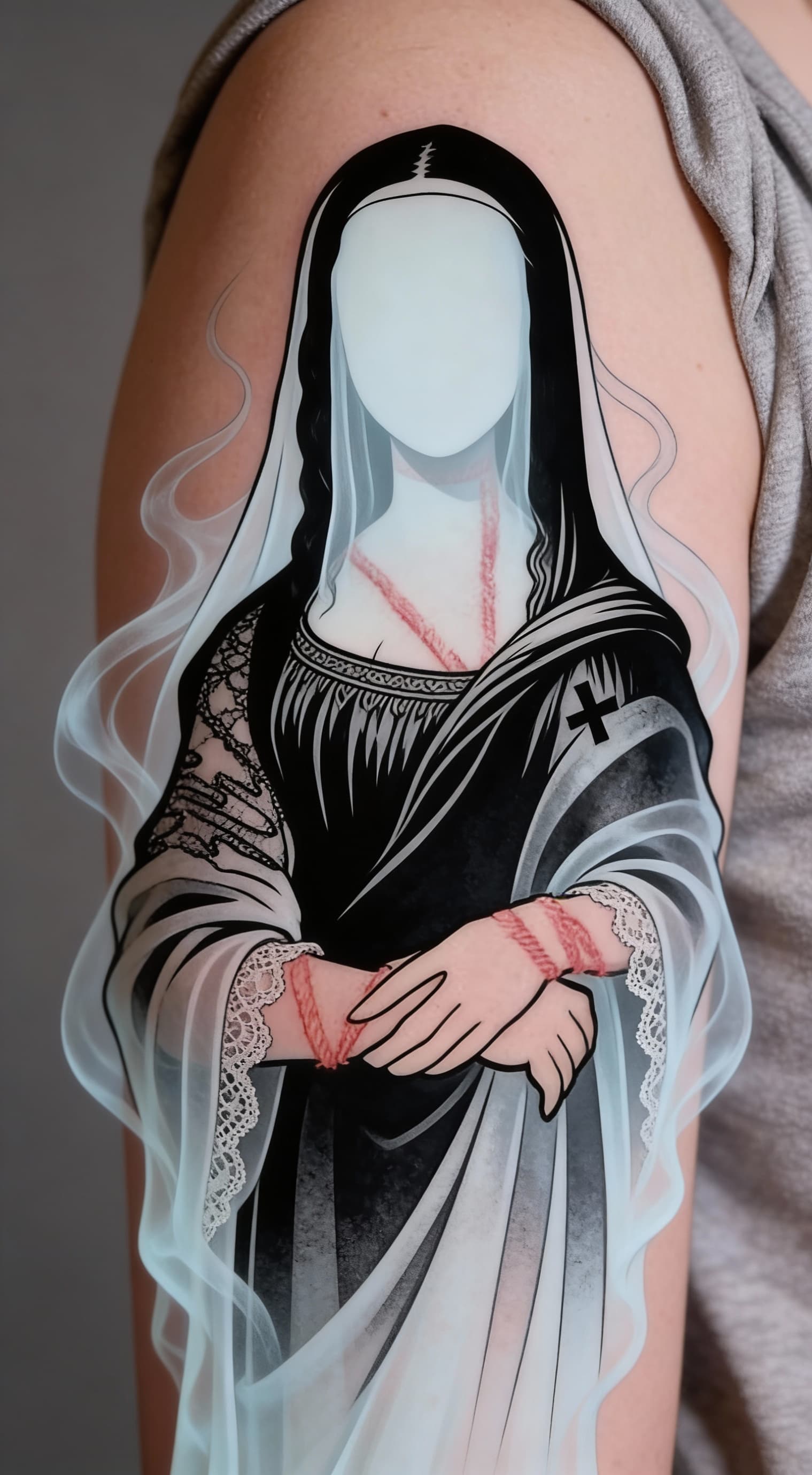 AI generated: make these patterns old school style
add a little more detail to make it look more atractive
no face...