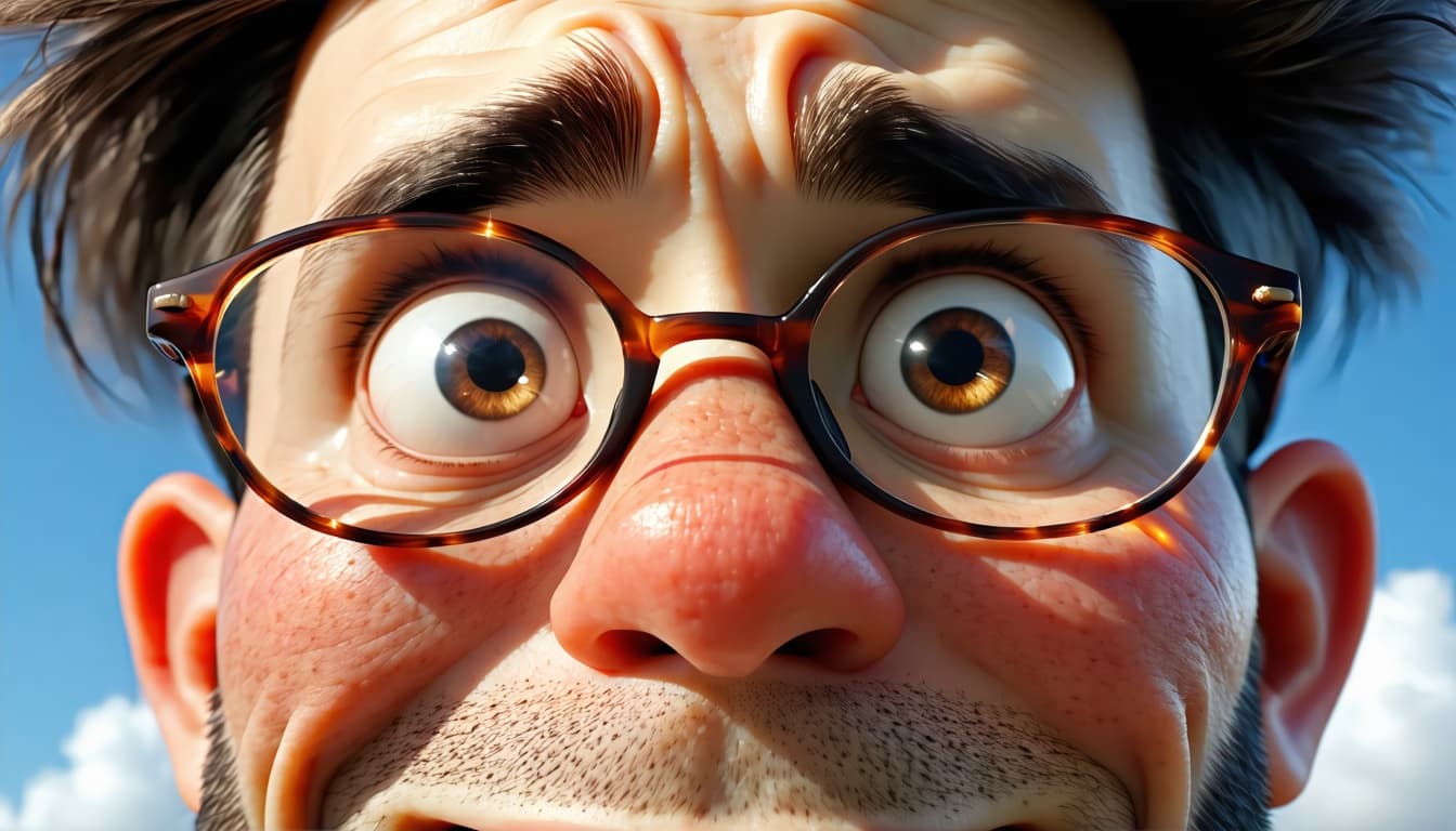 AI generated: 16:9 aspect ratio, cinematic photo, photorealistic caricature style, photorealistic render, incredib...