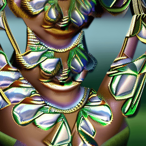 AI generated: female elf twins, silver hair, beautiful