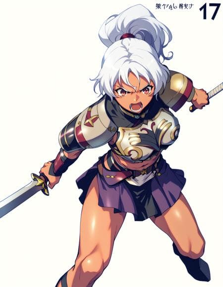 Queen's Blade Characters and Battle Concept