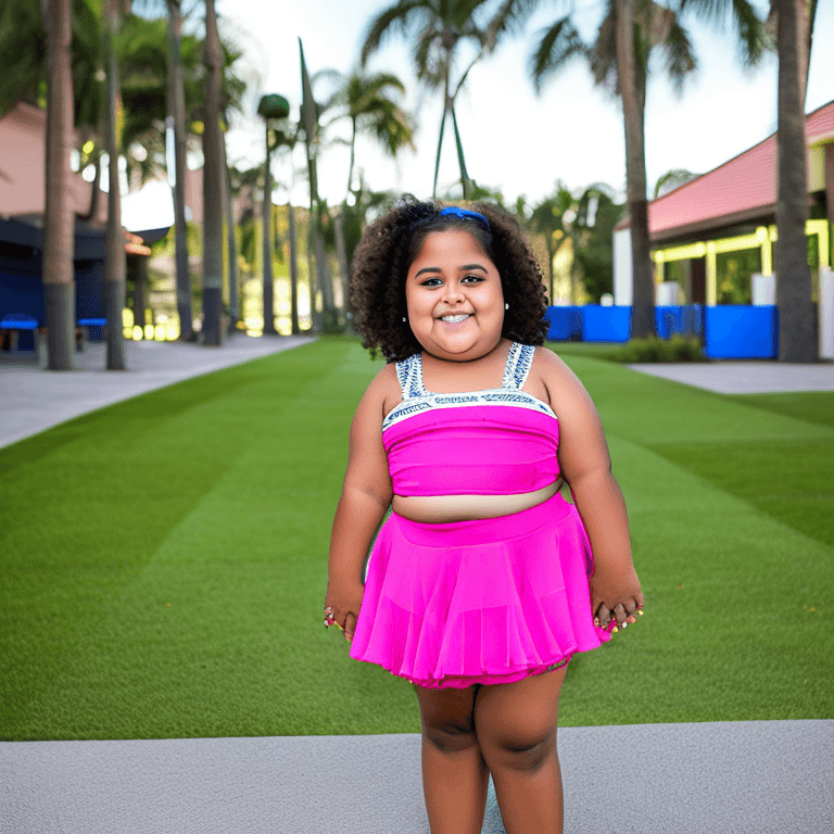AI generated: ((1 girl, elementary school girl, cute, short, very chubby, very fat, heavyset, morbidly obese littl...