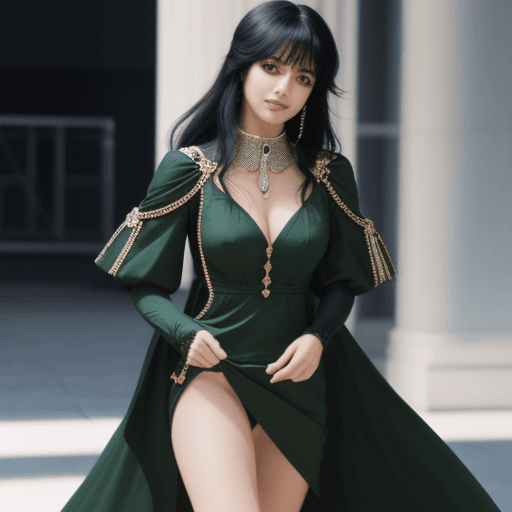AI generated: C.C. from Code Giass
