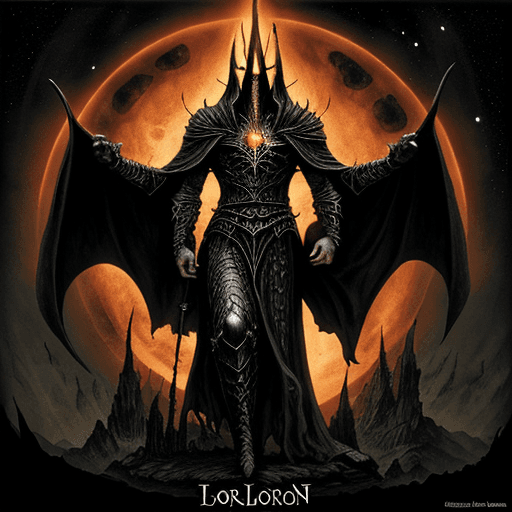 AI generated: Sauron , the lord of darkness , LORD OF THE POWER RINGS