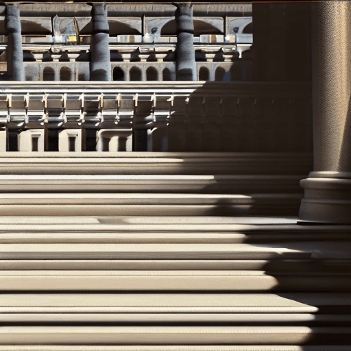 AI generated: castle, wall, stairs, columns, cinematic, detailed, atmospheric, epic, concept art, Matte painting, ...