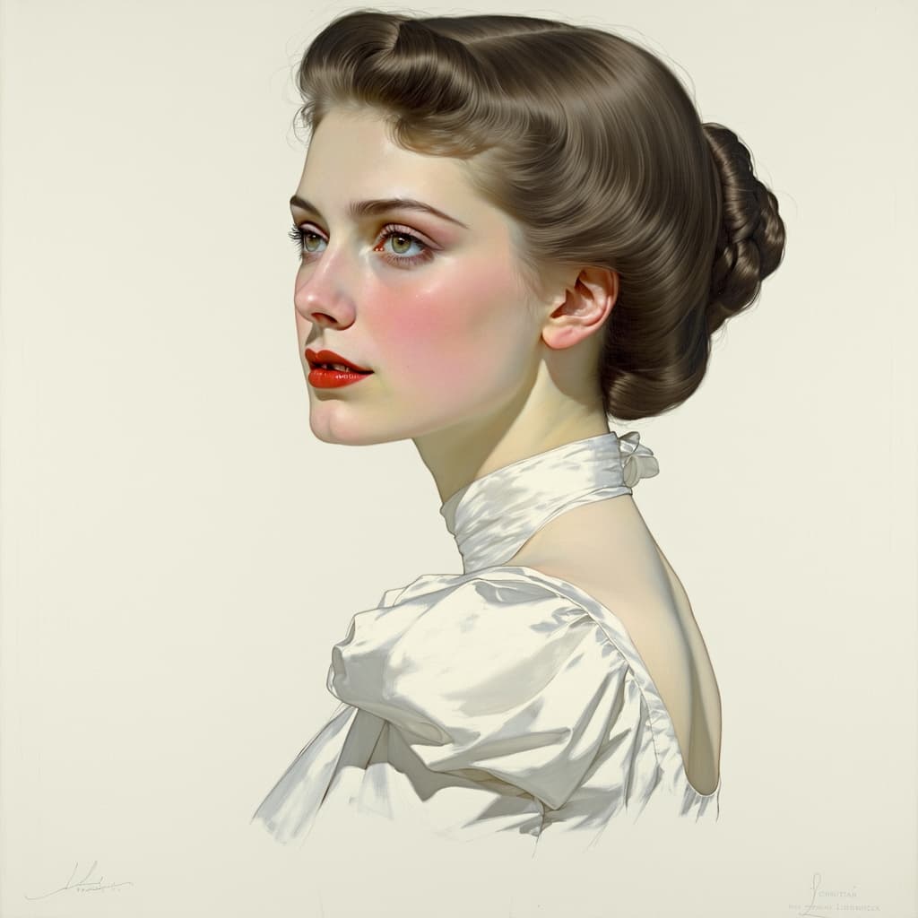 AI generated: inspired by the techniques of (((Joseph Christian Leyendecker))), featuring (bold brushwork) illustr...