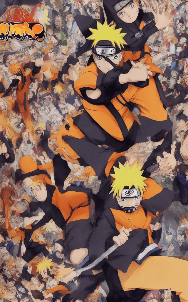 AI generated: naruto