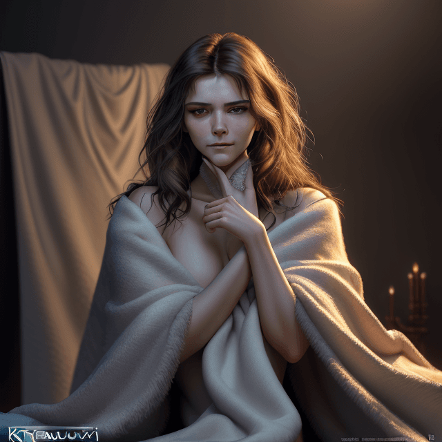 AI generated: Masterful Rendering, 20 year, hands on Chin pose, Detailed And Perfect Face,  cell shaded, 4K Face R...