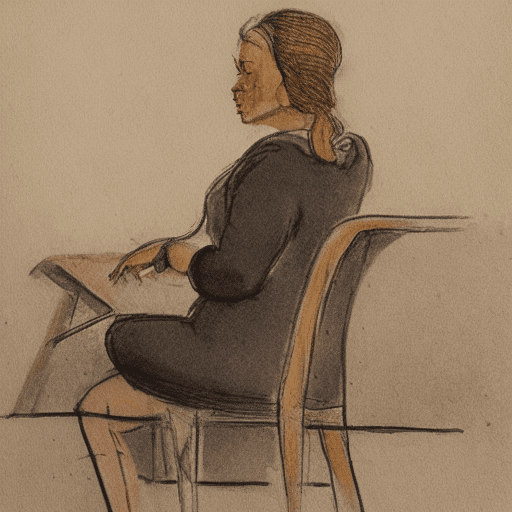 AI generated: nordic woman, sitting on chair, lora:20den