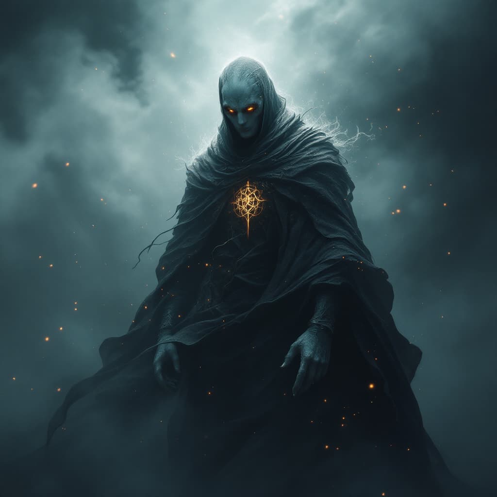AI generated: (Hyper-realistic, photorealistic, cinematic, ultra-detailed, volumetric lighting:1.5) A Void Arcanis...