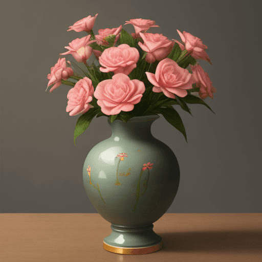 AI generated: vase clarence 

