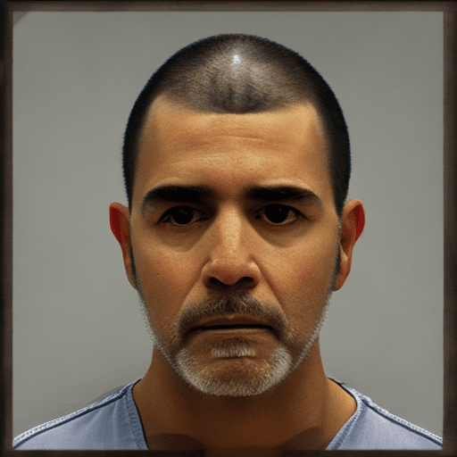 AI generated: generate another image of another inmate. Make sure it is a headshot
