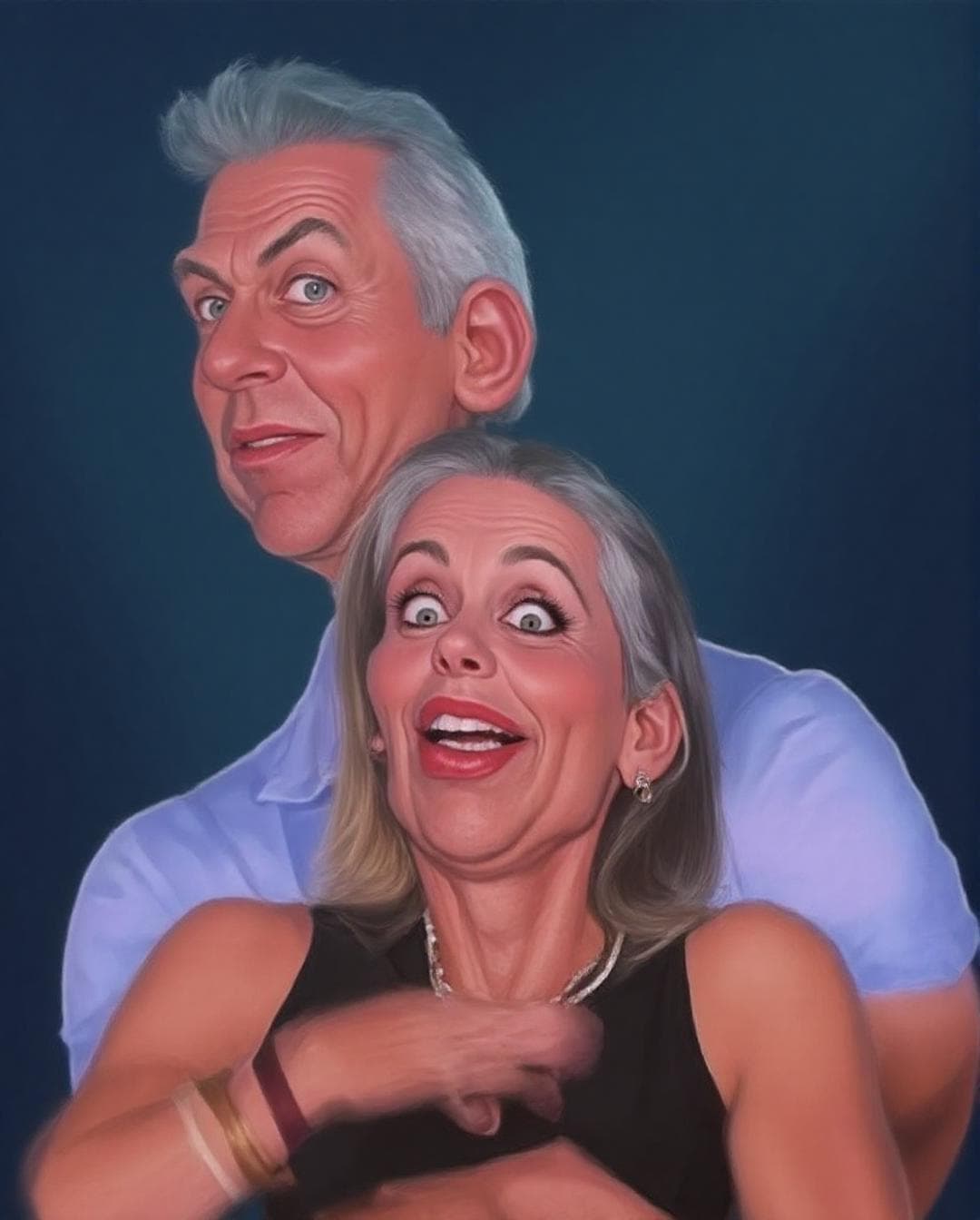 Digital painting caricature – KonText LoRA
