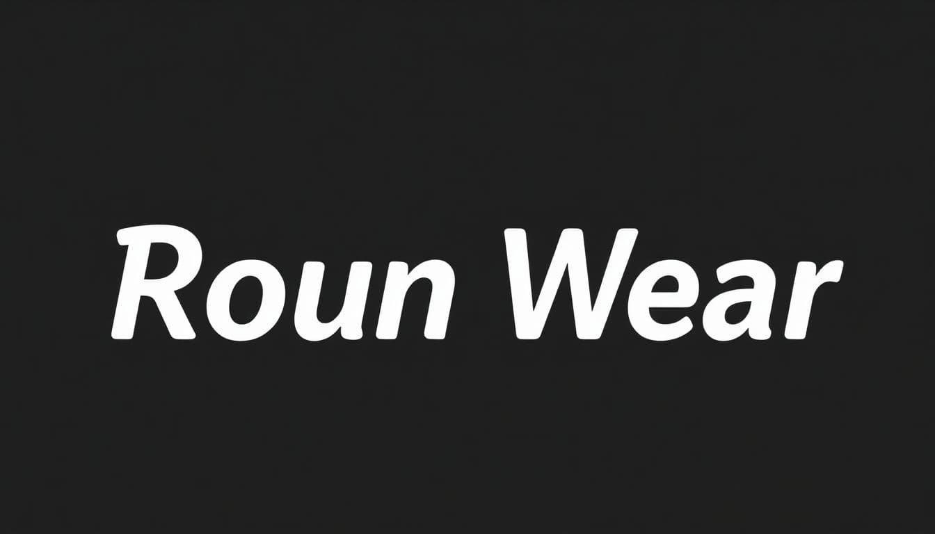 AI generated: Logotype (Yazı Odaklı): "Roun Wear" adını güçlü bir fontla ön plana çıkarabilirsiniz. Bu, kolay tanı...