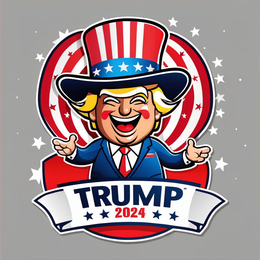 AI generated: Trump 2024!! ELECTION WINNER!! wearing a MAGA HAT!