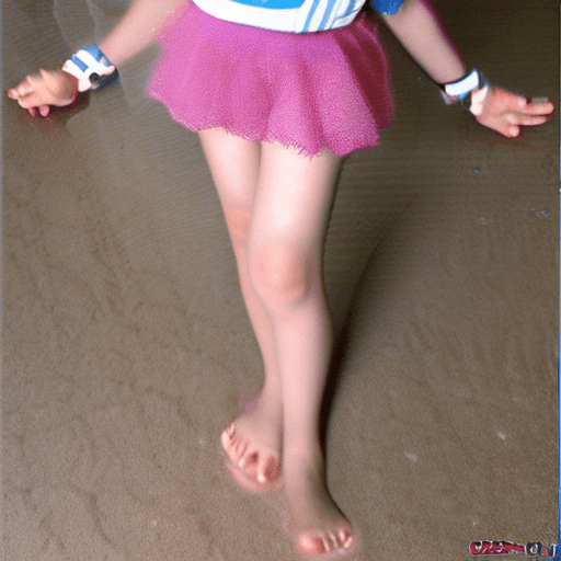 AI generated: Hyper realistic loli preteen rubbing pussy naked porn flat chested little girl sex hot