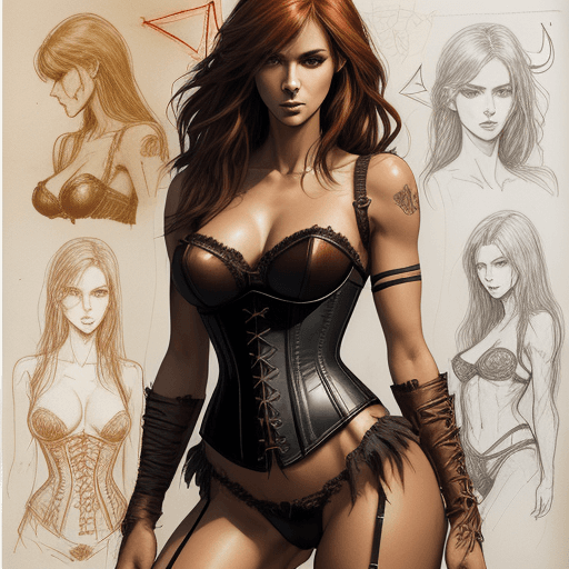 AI generated: Sketchbook Style, Sketch book, hand drawn, dark, gritty, realistic sketch, Rough sketch, mix of bold...