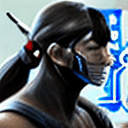 AI generated: mortal kombat sub - zero in new york city illustration by ruan jia and mandy jurgens and william - a...