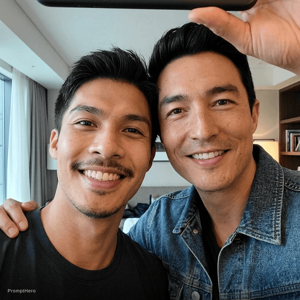 AI generated: Replace the person in the picture with Daniel Henney 