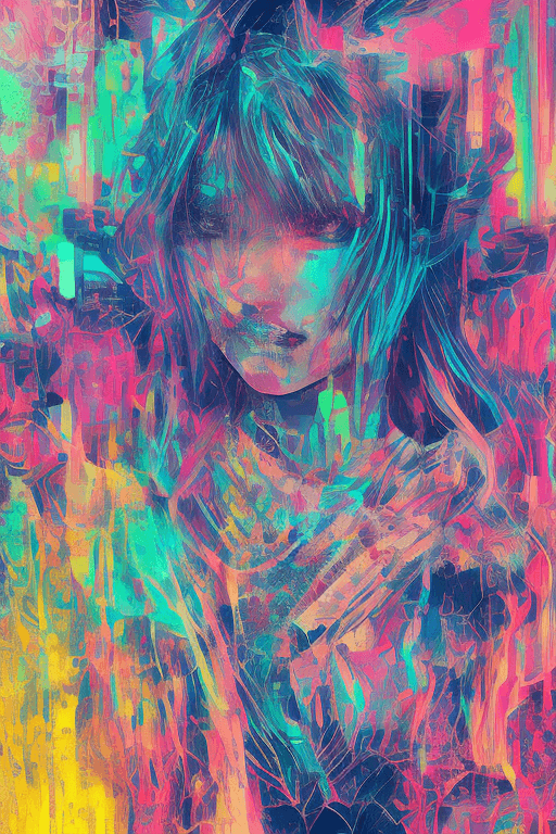 AI generated: A girl wearing fancy street wear, tokyo,neon light, centered| intricate| highly detailed| breathtaki...