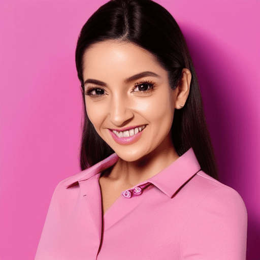 AI generated: primer plano, una enfermera bonita, se ve amable, sonriendo con labios cerrados, luz de fondo,  unif...