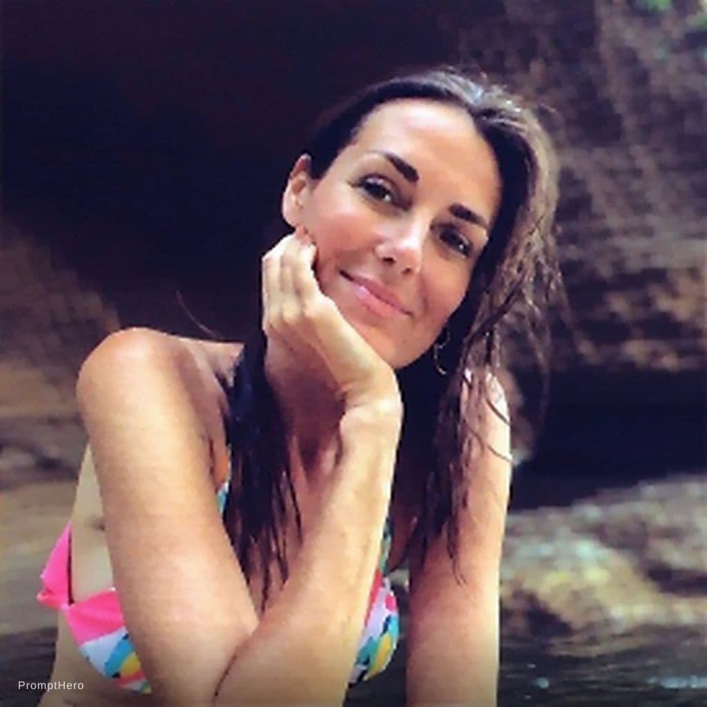 AI generated: This women in bikini I want see his big ass 