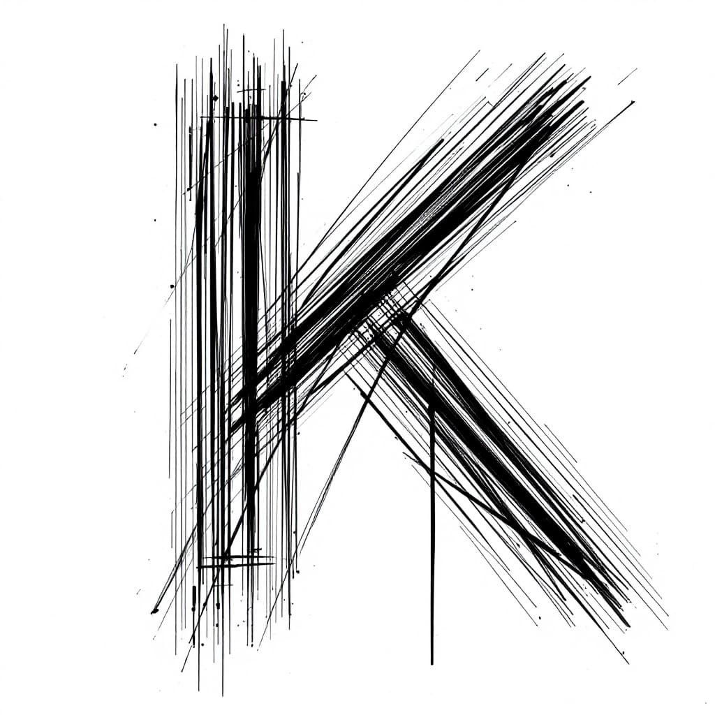 AI generated: Create a  abstract line drawing with a single continuous stroke. The composition should resemble fil...