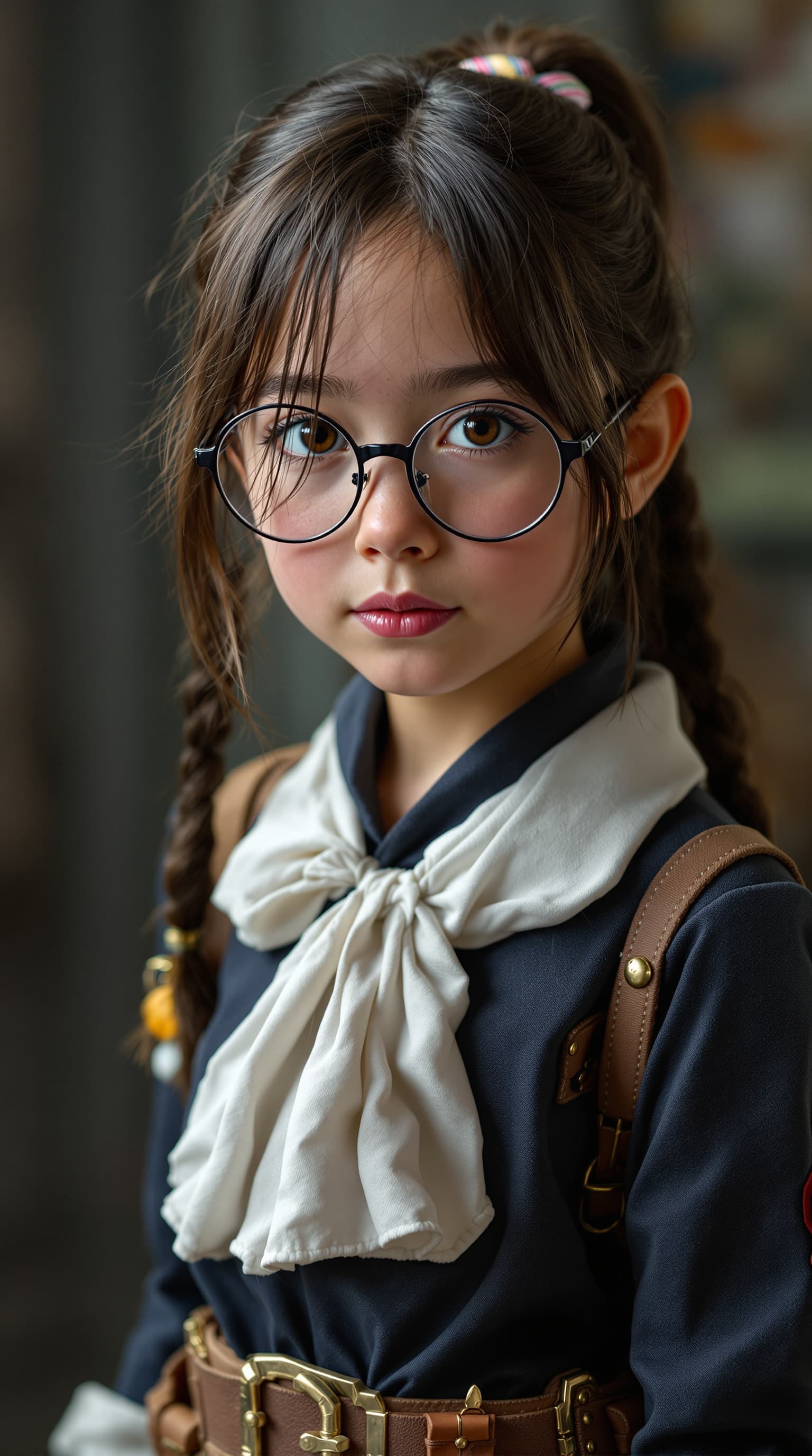 AI generated: A hyper-realistic depiction of seven year old cosplayer as Eri, from My Hero Academia














...