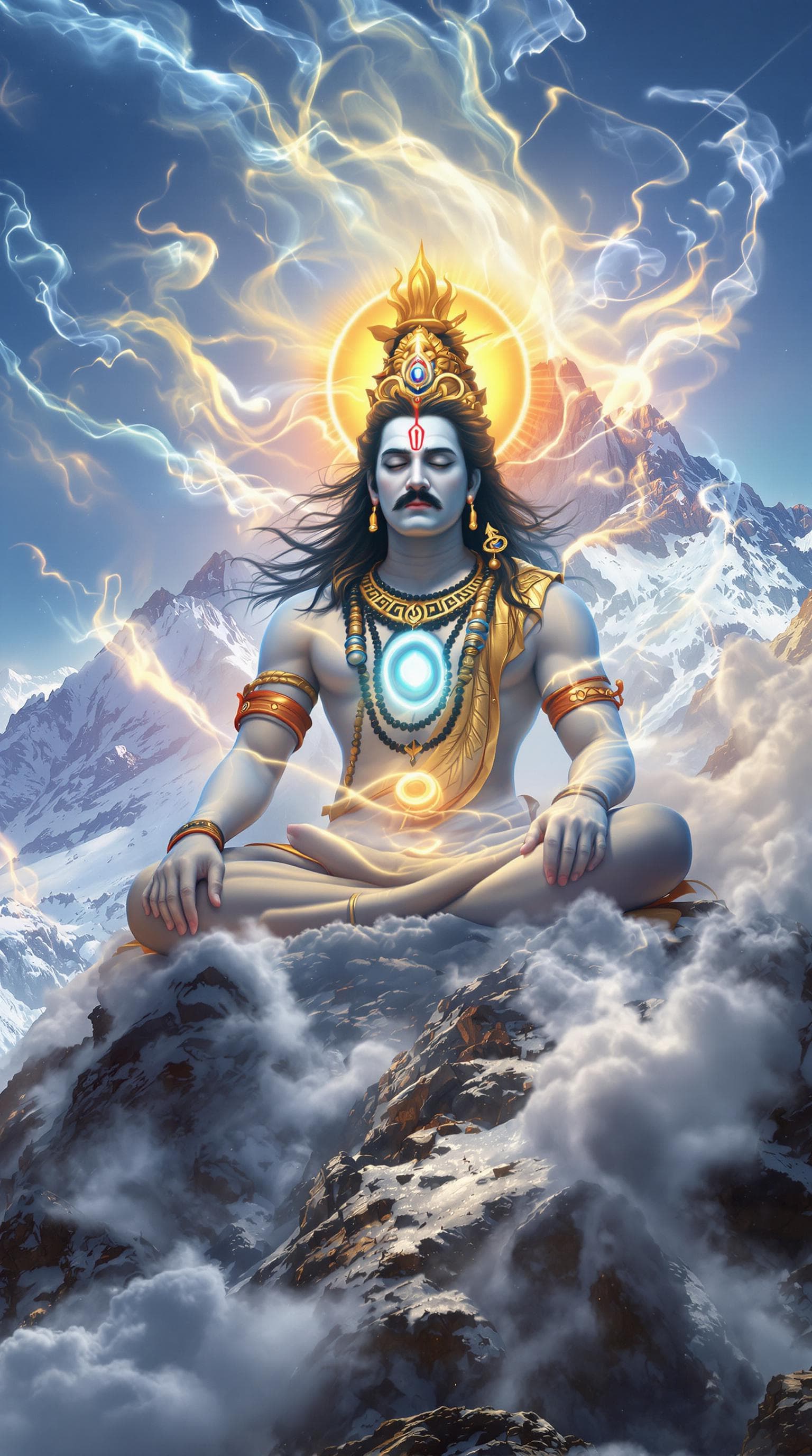 AI generated: Create a hyper realistic 128k photorealistic image  of Adolf Hitler, depicted seated in meditation a...