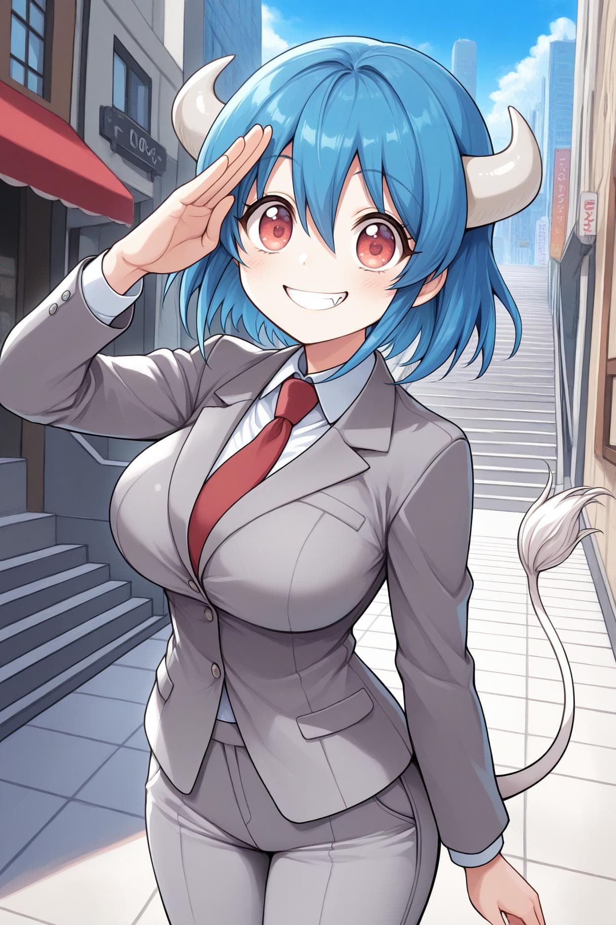 Minos/ミノス (Jashin-chan Dropkick) SDXL LoRA [Illustrious]