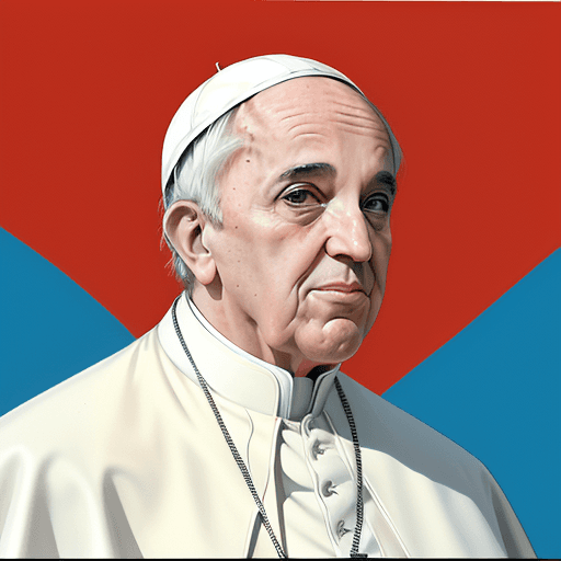 AI generated: Pope Francis in 80s Miami Style --ar 9:16