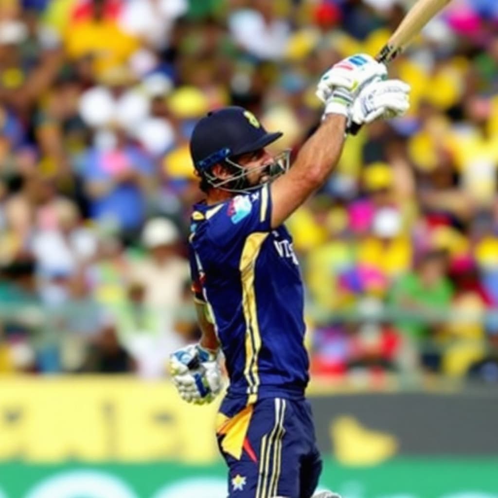 AI generated: MS Dhoni’s 2011 World Cup Winning Six – "Dhoni finishes off in style!" 